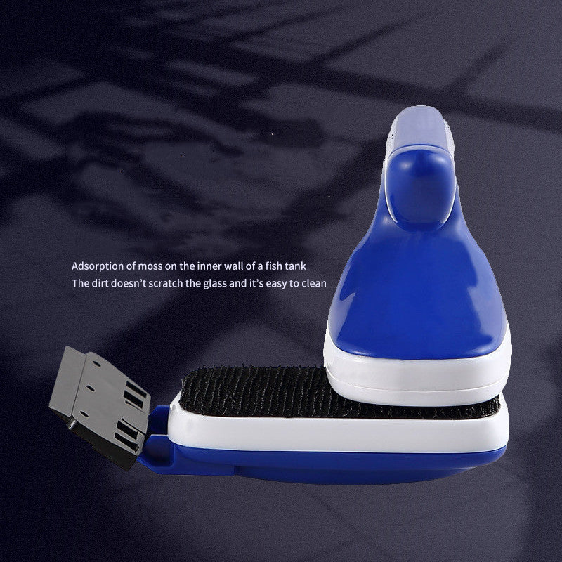 Fish Tank Brush Magnetic Brush Cleaning Tool Glass Cleaner Fish Tank Glass Cleaner